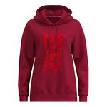 BIDI BADU Protected Leafs Chill Hoody - bordeaux