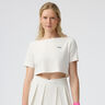 Top Layer Koszulka Kobiety-Krem