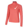 Swoosh Half-Zip Koszulka do biegania Kobiety - jagoda, 