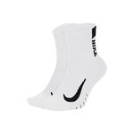 Nike ODZIEŻ Nike Dri-Fit Multiplier No-Show Socks Skarpety do biegania Opakowanie 2 szt. Unisex - biały, czarny