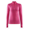 Core Dry Active Comfort Half-Zip Długi Rękaw Kobiety - ciemnoniebieski, 