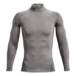 Under Armour ODZIEŻ Under Armour Coldgear Comp Mock Długi Rękaw Mężczyźni-Szary