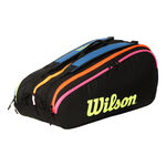 Wilson Wilson Team Neon Collection Torba Na Rakiete 12s Edycja Specjalna-Czarny