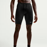 Nike Getry do biegania Nike Stride Half Tight Getry do biegania Mężczyźni-czarny, srebrny