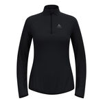Odlo ODZIEŻ Odlo Zeroweight Warm Mid Layer 1/2 Zip Koszulka do biegania Kobiety - czarny, 