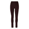 Road High Waist Getry do biegania Kobiety - ciemnoczerwony, 