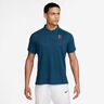 Court Heritage Polo Mężczyźni-Niebiesko-szary,Zieleń