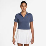 Nike ODZIEŻ Nike Court Heritage Crop Polo Kobiety-Niebiesko-szary