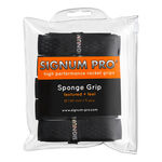 Signum Pro Podstawowe owijaki Signum Pro Sponge Grip Opakowanie 5 Szt.-Czarny