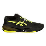ASICS Buty tenisowe ASICS Gel Resolution X Buty Do Tenisa Ziemnego Mężczyźni-Czarny,Neonowy Żółty