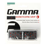 Gamma Podstawowe owijaki Gamma Honeycomb Cushion Grip Opakowanie 1 Szt.-Czarny,Czerwony