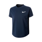 Nike ODZIEŻ Nike Court Dri-Fit Koszulka Chłopcy - ciemnoniebieski, biały