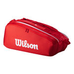 Wilson Wilson Tour Super Tour Torba Na Rakiete 9s-Czerwony