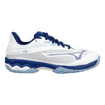 Mizuno Buty tenisowe Mizuno Wave Exceed Light 2 AC buty do tenisa allcourt Kobiety - biały, niebieski