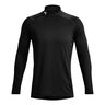 Coldgear Fitted Crew Długi Rękaw Mężczyźni - czarny, 