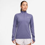Nike ODZIEŻ Nike Dri-Fit Pacer 1/4-Zip Długi Rękaw Kobiety - niebiesko-szary, 
