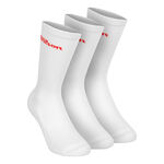 Wilson ODZIEŻ Wilson Crew Logo Skarpety tenisowe Unisex - biały, 