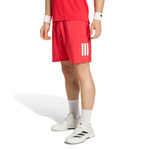 adidas Szorty adidas Club 3Stripes 7inch Short Szorty Mężczyźni - czerwony, biały