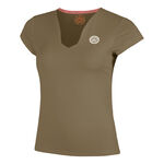 BIDI BADU ODZIEŻ BIDI BADU Spectrum V-Neck Koszulka Kobiety-Brąz