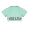 Abdominis Crop Move Tee - black