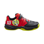 buty do tenisa allcourt Wilson Wilson Kaos Buty Do Tenisa Allcourt Dzieci-Czarny,Czerwony