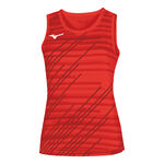 Mizuno Tank top Mizuno Team Chiba Tank top Kobiety-czerwony