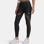 Under Armour Getry Under Armour HeatGear Mesh Getry Kobiety-czarny, biały