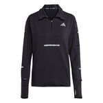 adidas ODZIEŻ adidas adi365 Warm Half-Zip Koszulka do biegania Kobiety-czarny
