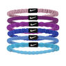 Flex Hair Tie Opaska do włosów Opakowanie 6 szt. Unisex - wielokolorowy, fioletowy