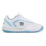 Wilson Buty tenisowe Wilson Court Glide buty do tenisa allcourt Kobiety - biały, jasnoniebieski