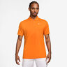 Dri-Fit Victory Court Solid Polo Mężczyźni - pomarańczowy, biały