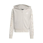 adidas ODZIEŻ adidas Animal 3Stripes Bluza Dresowa Dziewczynki-Szary