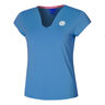 Spike V-Neck Koszulka Kobiety-Niebieski