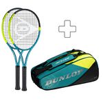 Dunlop 2x D TF 25 SX300 TOUR plus Schlägertasche