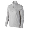 Element Half-Zip Running Długi Rękaw Kobiety - jasnoszary, srebrny