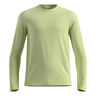 Essential Seamless Crew Neck Długi Rękaw Mężczyźni-limonka