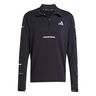adi365 Warm Half-Zip Koszulka do biegania Mężczyźni - czarny, 