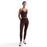 Dri-FIT One High Rise 7/8 Getry Kobiety - ciemnoczerwony, 