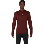 ASICS ODZIEŻ ASICS Road Winter Seamless Koszulka do biegania Mężczyźni - czerwone wino, 