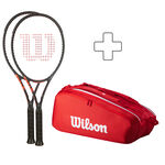 Wilson Zestaw rakiete Wilson Clash 100 V3.0 Rakieta Turniejowa