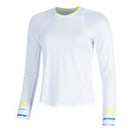 Lucky in Love ODZIEŻ Lucky in Love Shibori Wave Długi Rękaw Kobiety-Biały