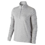 Nike ODZIEŻ Nike Element Half-Zip Running Długi Rękaw Kobiety - jasnoszary, srebrny