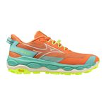 Mizuno Buty do biegania Mizuno Wave Mujin 11 But trailowy Kobiety - pomarańczowy, mięta