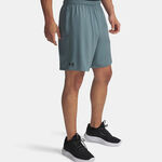 Under Armour ODZIEŻ Under Armour Tech Vent 7in Szorty Mężczyźni - niebiesko-szary, 