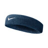 Swoosh Opaska na głowę Unisex - ciemnoniebieski, biały