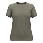Odlo ODZIEŻ Odlo Essential Seamless Koszulka do biegania Kobiety - khaki, 