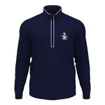 Original Penguin ODZIEŻ Original Penguin 1/4 Zip Technical Kurtka Treningowa Mężczyźni-Ciemnoniebieski
