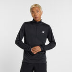 New Balance ODZIEŻ New Balance Knit 1/4 Zip Długi Rękaw Mężczyźni-Czarny