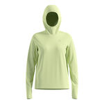 Odlo ODZIEŻ Odlo Essential Thermal Midlayer Koszulka do biegania Kobiety - limonka, 