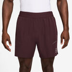 Nike ODZIEŻ Nike Court Dri-FIT Advantage 6in Szorty Mężczyźni - ciemnoczerwony, biały